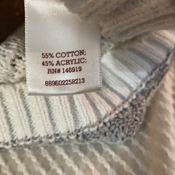 Juniors Straps Cold Shoulder Long Sleeve Loose Knit Pullover Sweater - Picture 8 of 9